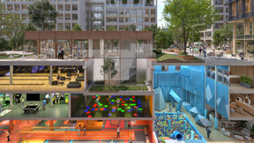 With the Kennedy Park project, BPI Real Estate is making its mark on the area… and the underground, with a playground. Photo: BPI Real Estate