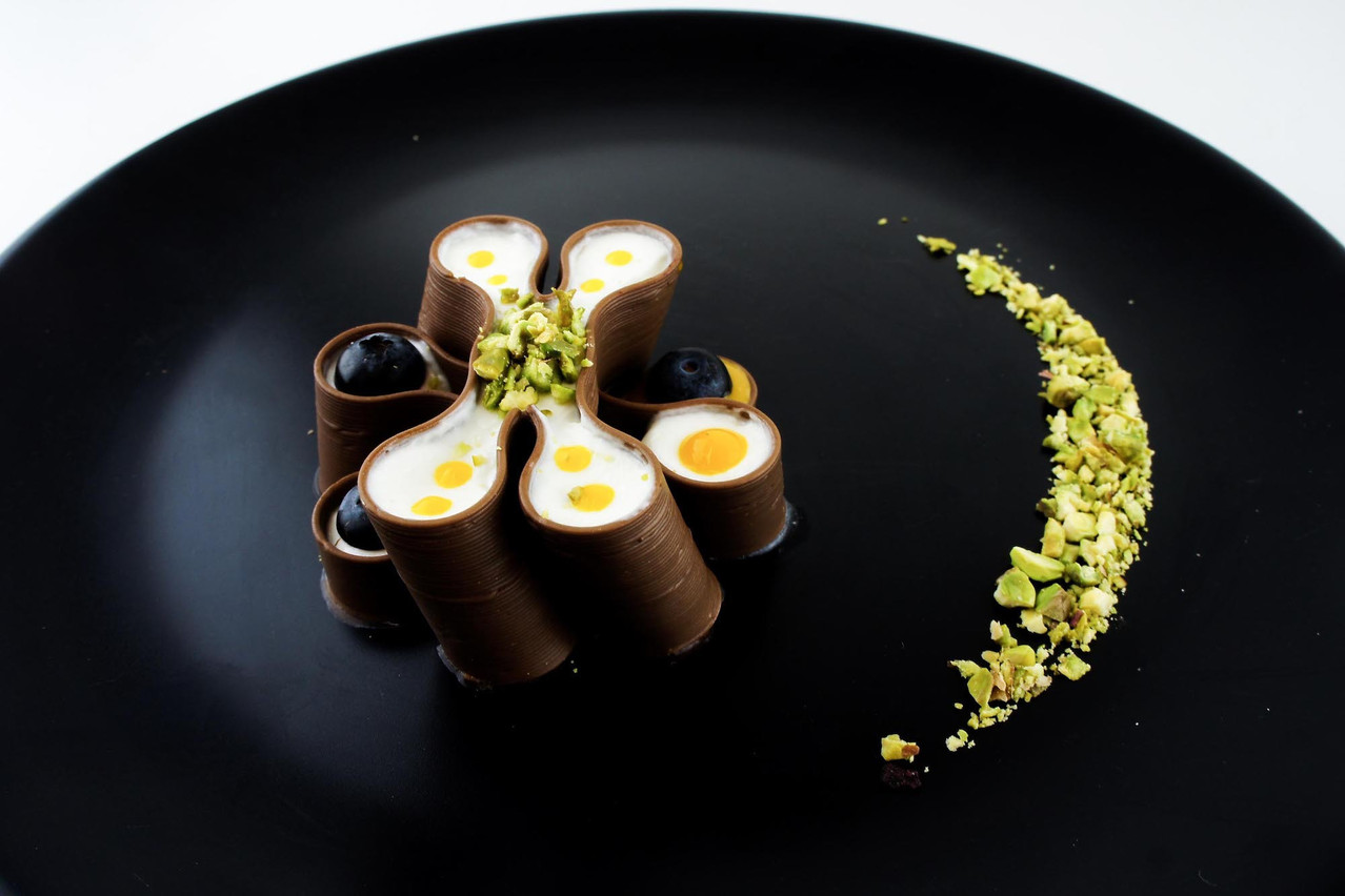 Un des gâteaux au chocolat créés par byFlow à partir de la 3D. (Photo: byFlow)