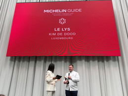 Kim de Dood, head chef at Le Lys at Villa Pétrusse, was awarded his first Michelin star at the ceremony held on May 4, 2026, in Antwerp. Photo: Paperjam