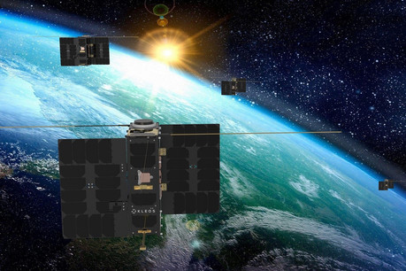 Kleos lancera sa troisième grappe de satellites en décembre sur un Falcon 9 de SpaceX. (Photo: Kleos)