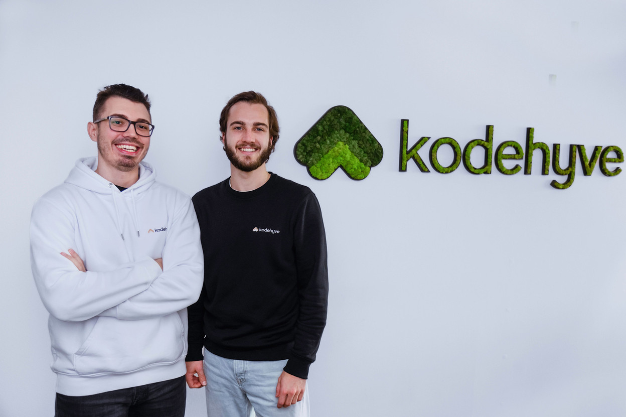Julien Casse and Felix Hemmerling of Kodehyve completed their round of funding from leading local investors with the aim of going international. Photo: Kodehyve