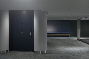 Vue des espaces de la Konschthal avant transformation. (Photo: Matic Zorman/Maison Moderne)