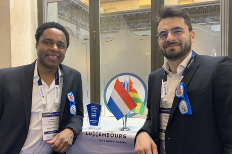 Claude Grunitzky et Grégoire Yakan, respectivement président du conseil d’administration et CEO de Koosmik, attendent leur licence bancaire pour voir leur comète véritablement décoller. (Photo: Paperjam)