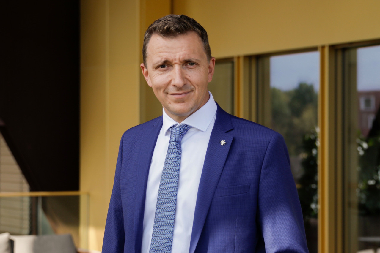 “Our focus on client centricity, innovation and people has served as the right recipe for us and our clients,” said David Capocci, managing partner at KPMG Luxembourg, announced the firm’s annual results of the financial year 2023. Photo: Romain Gamba / Maison Moderne
