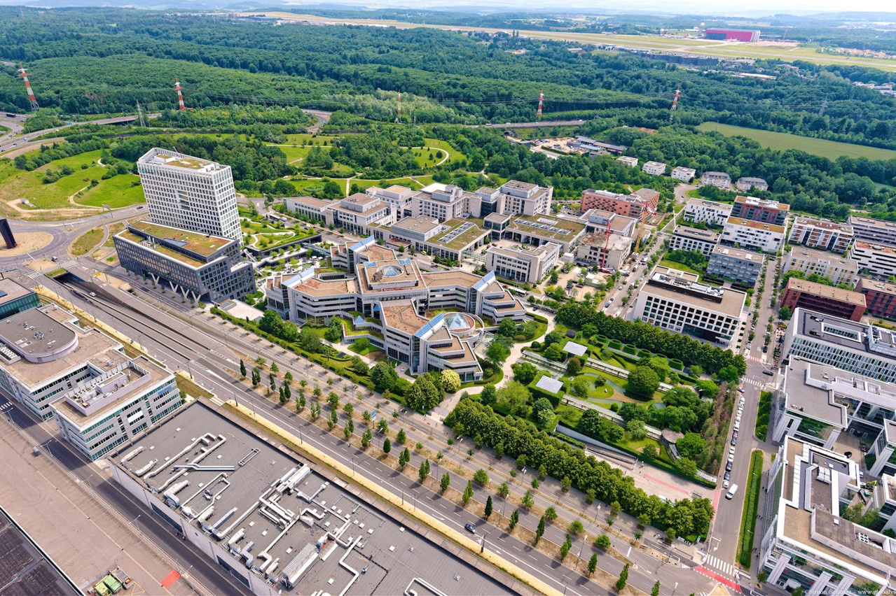 Le bâtiment Kronos va être déconstruit pour laisser place au nouveau siège de KMPG Luxmebourg, toujours au Kirchberg. (Photo: BPI Real Estate)