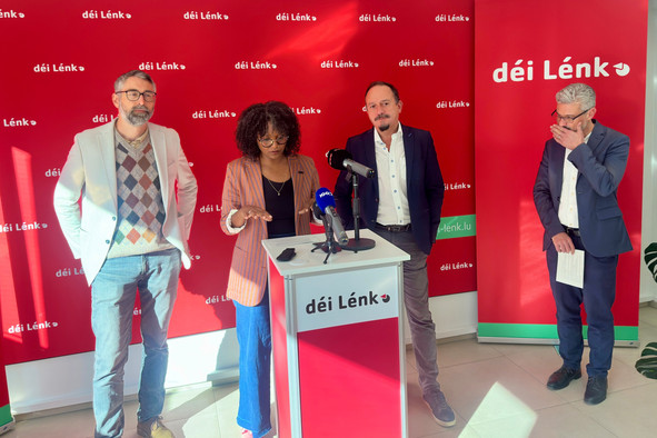«Nous voterons en faveur de cette réforme malgré les nombreuses critiques», a déclaré Gary Diderich, qui doit succéder au député Marc Baum dans le cadre du système de rotation interne du parti. Photo: Paperjam