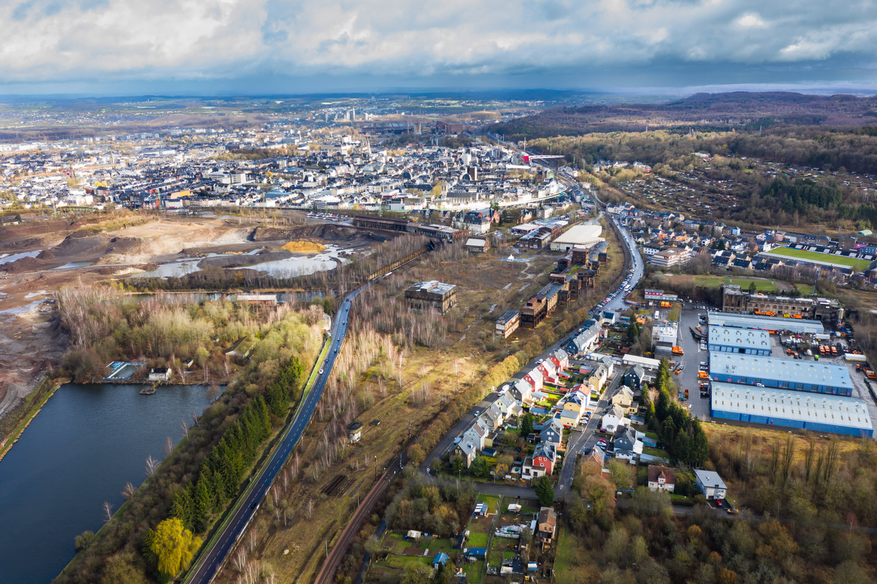 Le site Rout Lëns, à Esch-sur-Alzette, sera développé dans le respect de l’environnement. (Photo: Nader Ghavami)
