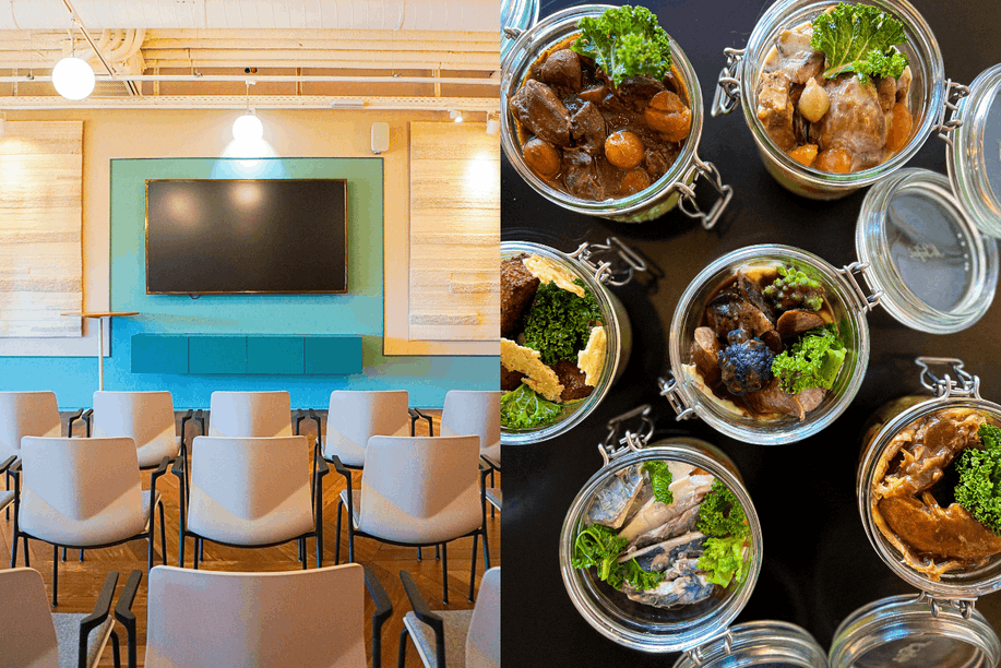 Your self-contained gourmet meeting room in Bertrange. Photo: Service Marketing - Groupe Bon Appétit