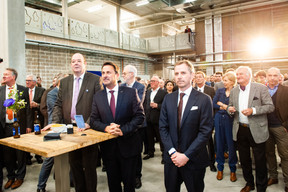 Claude Haagen (Député-Bourgmestre de Diekirch), Xavier Bettel (Premier ministre) et Fabio Edoardo Sala (AB In Bev) ((Photo: LaLa La Photo, Keven Erickson, Krystyna Dul))