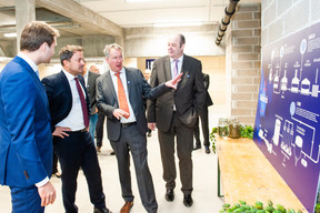 Gilles Nackaerts (Brasserie de Luxembourg ), Xavier Bettel (Premier ministre), Pierre Van Vynckt (Brasserie de Luxembourg ) et Claude Haagen (Député-Bourgmestre de Diekirch) ((Photo: LaLa La Photo, Keven Erickson, Krystyna Dul))