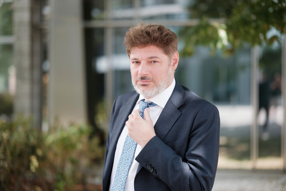 Roberto Steri est maître de conférences en finance empirique à l’Université du Luxembourg. (Photo: Jan Hanrion/Paperjam)