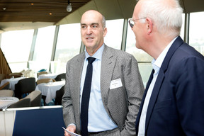 Paolo Crozzoli (iNED) at the event on private equity in uncertain times, hosted by Astorg and Lafo on 19 April 2023 at the SixSeven restaurant in Luxembourg. Photo: Olivier Minaire Photography