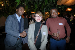 Alejandra Torner (Bridge Investment Group) and Adetoyese Adedokun (Maycode) at the Luxembourg Association of Family Offices (LAFO) winter 2023 cocktail, which took place on 8 February 2023 at Hertz PopUp. Jan Hanrion for LAFO