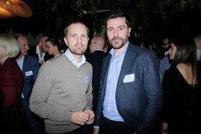 Bogdan Gogulan (Newspace Capital) and Selim Soussi (Luther) at the Luxembourg Association of Family Offices (LAFO) winter 2023 cocktail, which took place on 8 February 2023 at Hertz PopUp. Photo: Jan Hanrion for LAFO