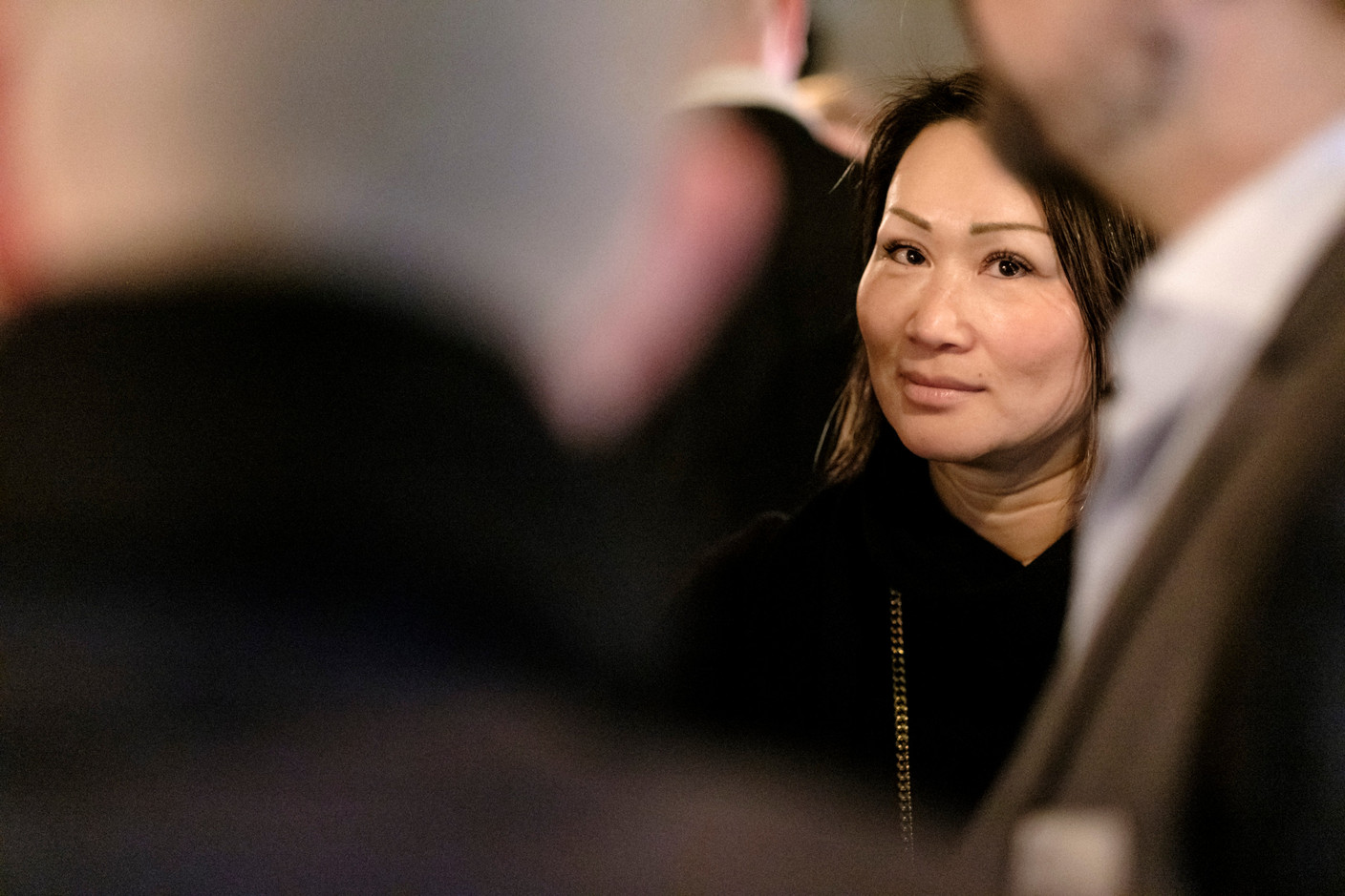 Anne-Sophie Jin (Ocean) at the Luxembourg Association of Family Offices (LAFO) winter 2023 cocktail, which took place on 8 February 2023 at Hertz PopUp. Photo: Jan Hanrion for LAFO