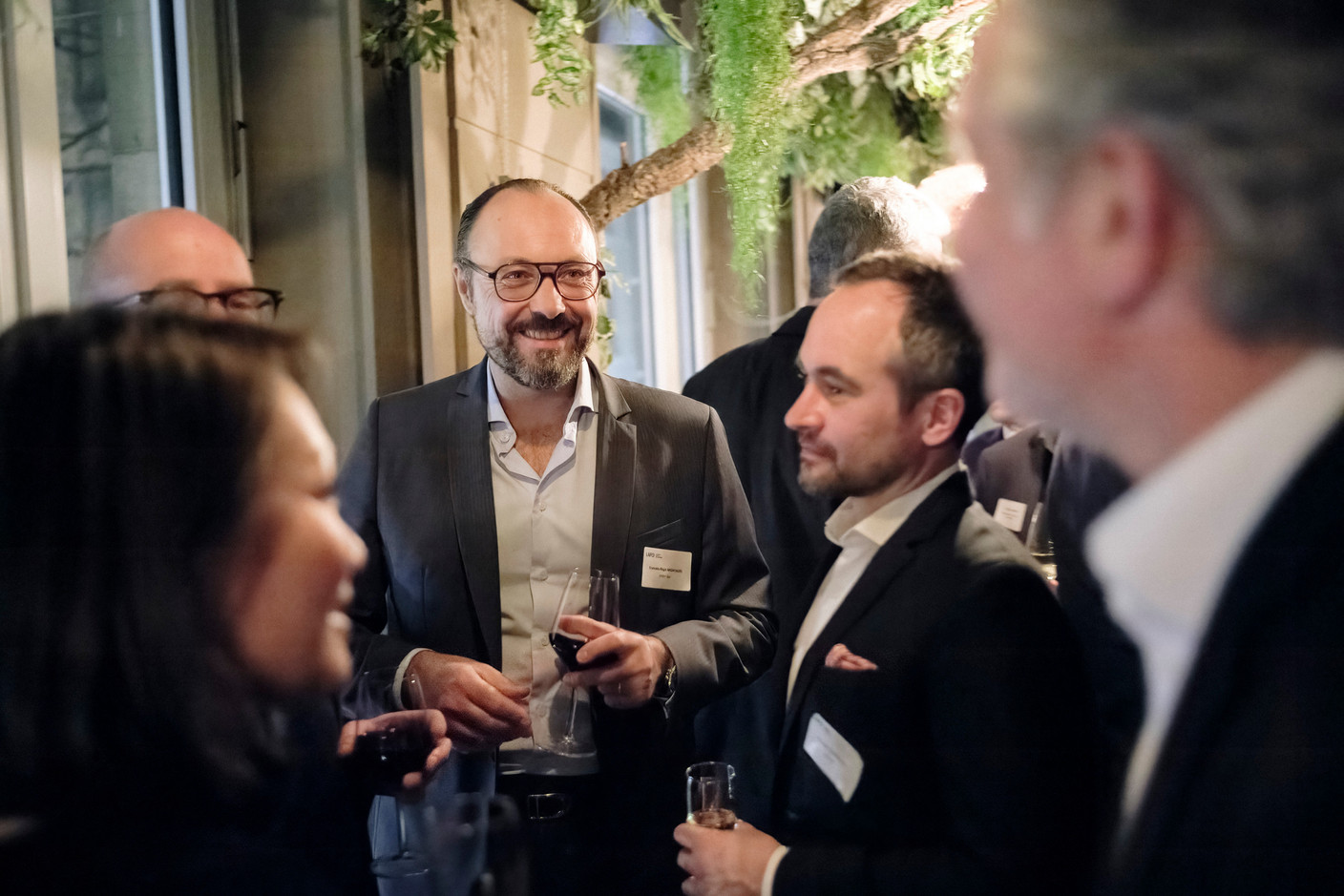 François-Régis Montazel (Spirit Asset Management) at the Luxembourg Association of Family Offices (LAFO) winter 2023 cocktail, which took place on 8 February 2023 at Hertz PopUp. Photo: Jan Hanrion for LAFO