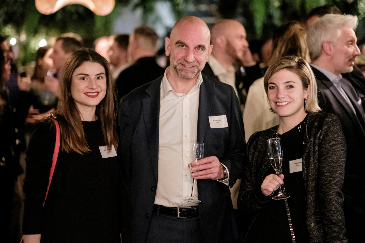 Lucile Nowobilski (Elvinger Hoss), Sébastien Fourny (KPMG) and Céline Molitor (Azel Fund). (Photo: Jan Hanrion pour LAFO)