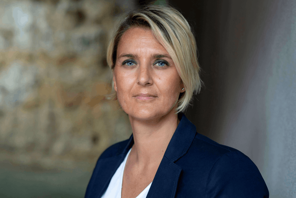Caroline Lamboley, fondatrice et dirigeante du cabinet de chasse de têtes Lamboley Executive Search. (Photo: Emmanuel Claude)