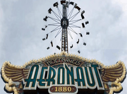 Le carrousel à chaînes Aeronaut a été construit en 2019, malgré son look rétro. (Photo: Ville de Luxembourg)