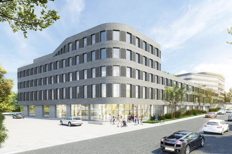 Ettelbruck One est développé par Landimmo Real Estate sur le site de l’ancienne usine de cigarettes Heintz van Landewyck. (Illustration: Beiler François Fritsch)