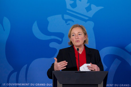 Paulette Lenert a dressé, ce mercredi, un «bilan intermédiaire» de la situation sanitaire estivale au Luxembourg. (Photo: SIP/Jean-Christophe Verhaegen)