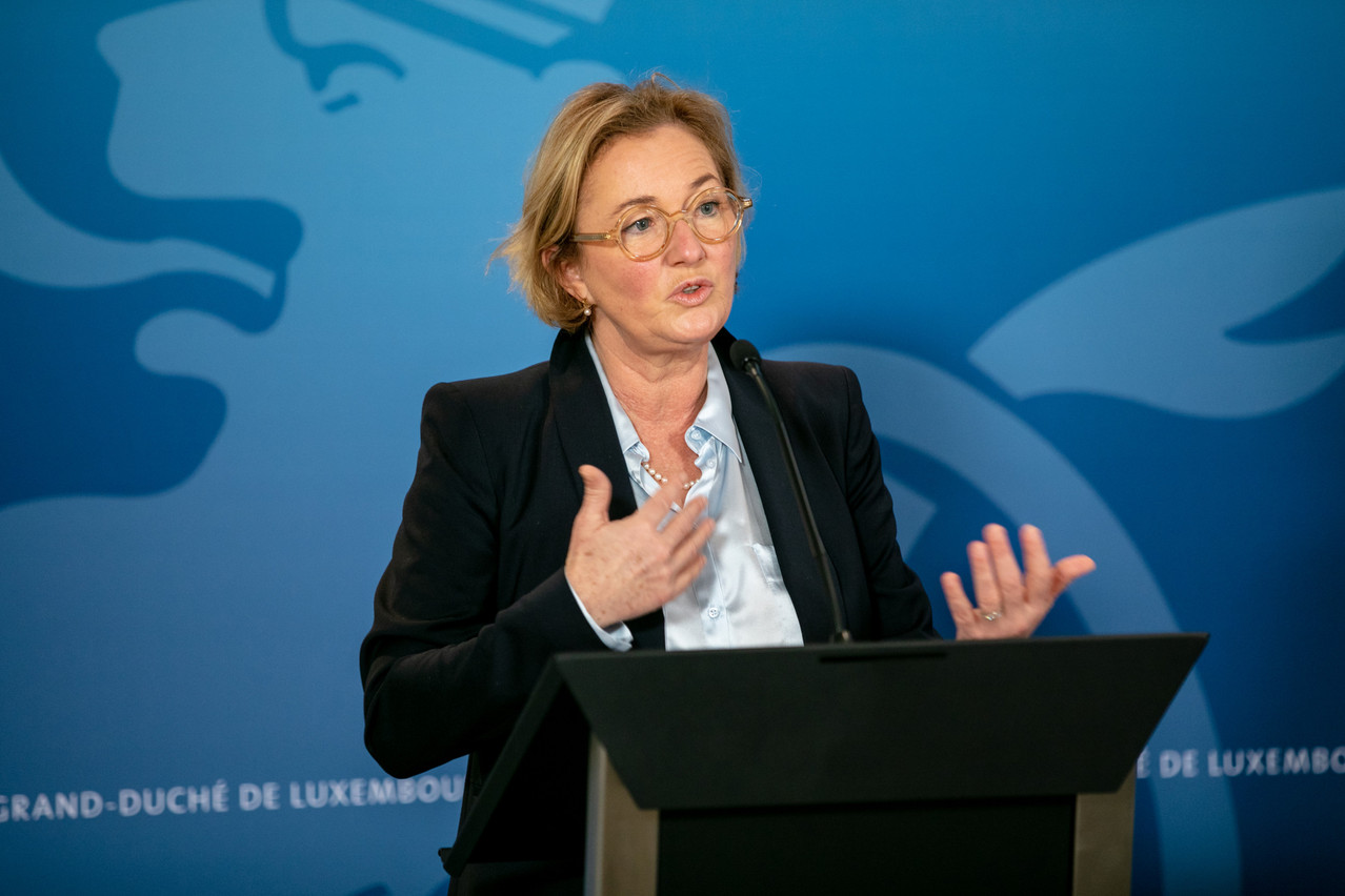  Health minister Paulette Lenert specified dates for the gradual closer of vaccination centers as a new rapid test strategy is applied. Romain Gamba / Maison Moderne