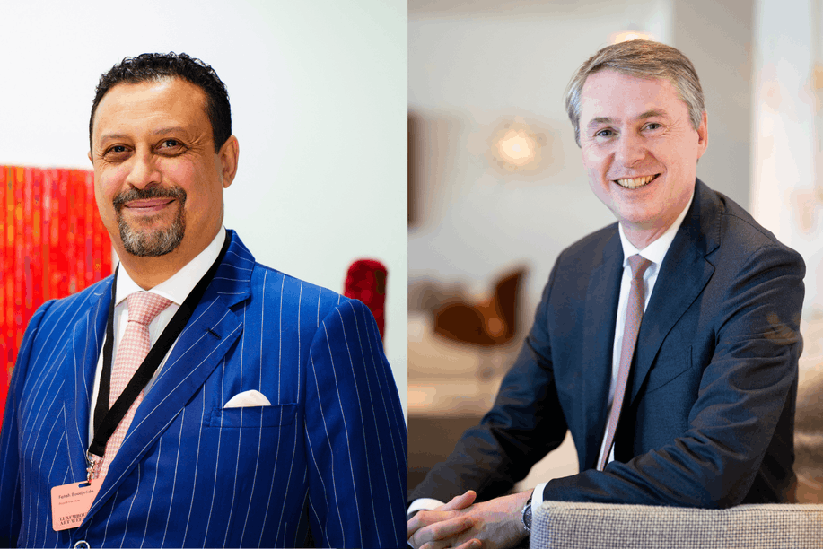 De gauche à droite: Fatah Boudjelida, administrateur délégué Atoz, et Serge Cammaert, directeur chez Delen Private Bank Luxembourg. (Photo: Delen Private Bank – Atoz)