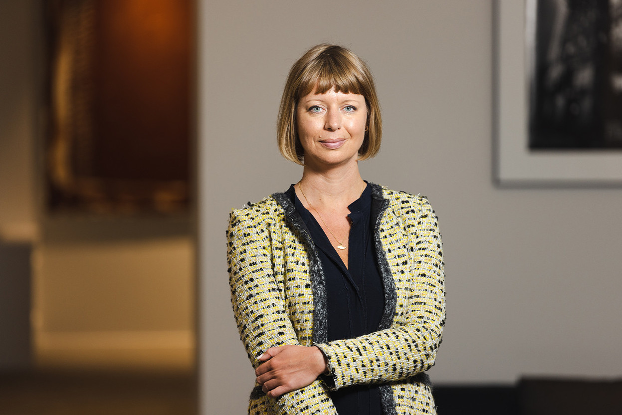 Sophie Clauwaert, Art Advisor chez Quintet. Photo : Romain Gamba