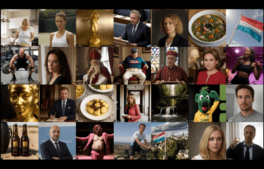 LetzAI is able to generate images of Luxembourgish people, items, and locations. (Photo: LetzAI)