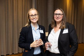 Lucilla Lorenz and Diana Dorpmüller at the LVPA launch event. Romain Gamba