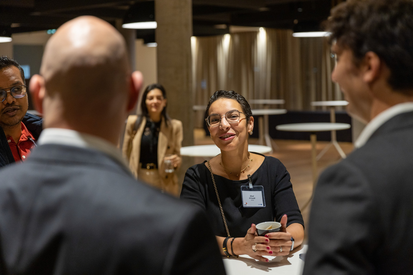 Hind El Gaidi, board vice president and head of valuation, financial information and marketing at Astorg, at the LVPA launch event. Romain Gamba