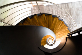 Cet escalier hélicoïdal dans une maison privée a été développé grâce à un scan 3D. (Photo: Dirk Treinen)