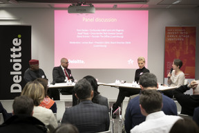 Tomi Davies (African Business Angel Network), Assaf Topaz, Gosia Kramer (The Office) et Larissa Best (LBAN) (Photo: Blitz Agency)