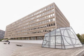 Le bâtiment Robert Schuman donne sur la place de l’Europe.  (Photo: Union européenne 2012 – Parlement européen)