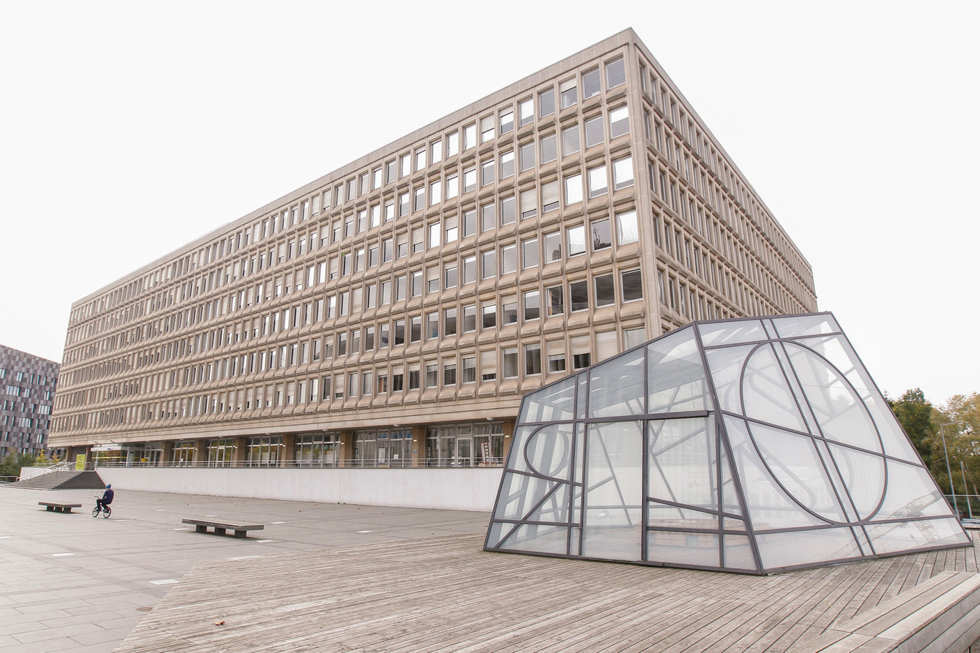 Le bâtiment Robert Schuman donne sur la place de l’Europe.  (Photo: Union européenne 2012 – Parlement européen)
