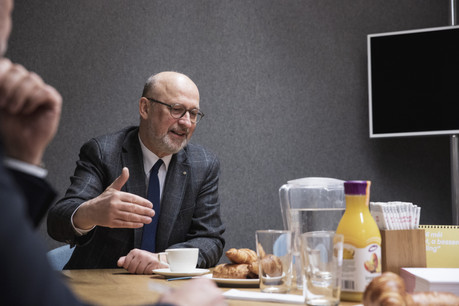 Le futur président du CES ne manie pas la langue de bois. Et n'épargne personne. (Photo: Jan Hanrion / Maison Moderne Publishing SA)