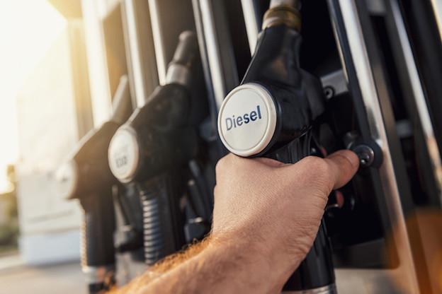 L’augmentation du diesel des professionnels inquiète le Groupement pétrolier. (Photo: Shutterstock)