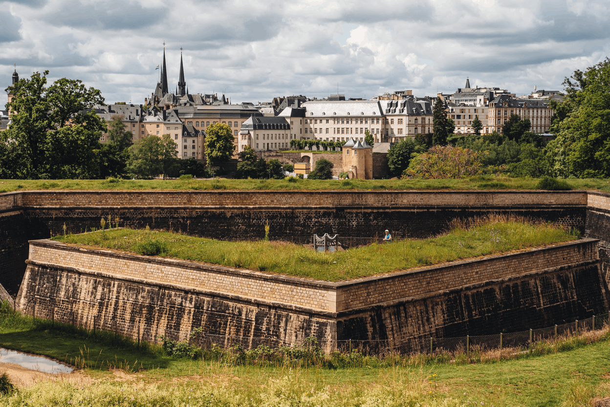 Beautiful view of Luxembourg city from the "Parc des Trois Glands" (Photo: Sabino Parente Photographer)
