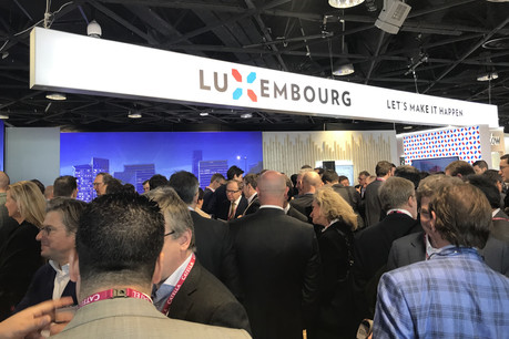 Heure de grande affluence sur le stand du Luxembourg au Mipim 2019. (Photo: DR)