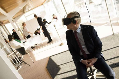 Le Pavillon réalité virtuelle permet de découvrir le meilleur des productions VR récentes. (Photo: VDL/Patrick Muller)