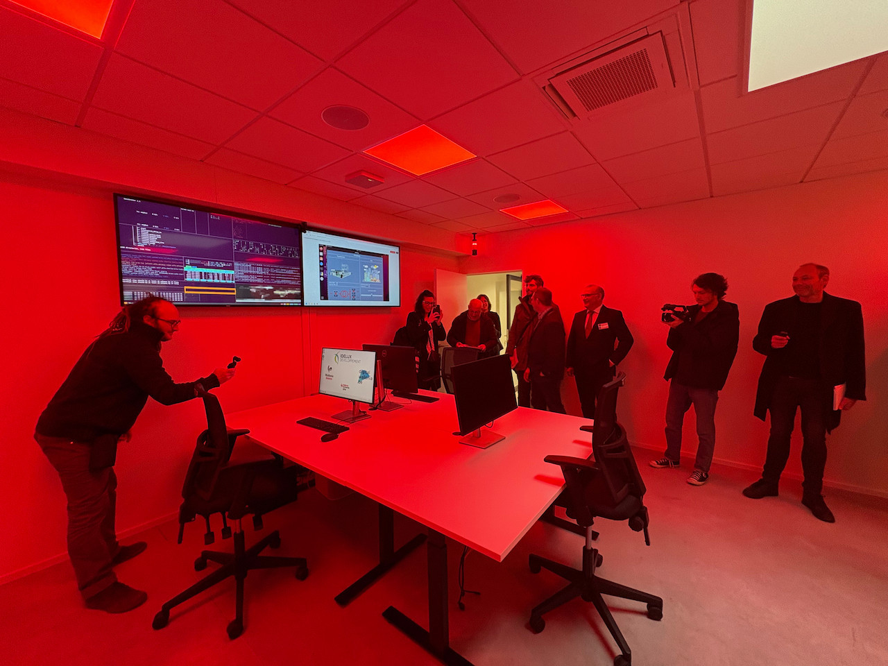L’utilisation de couleurs ou de sons permet de stresser des équipes chargées de répondre à une cyberattaque. Un simulateur de crise utile. (Photo: Maison Moderne)
