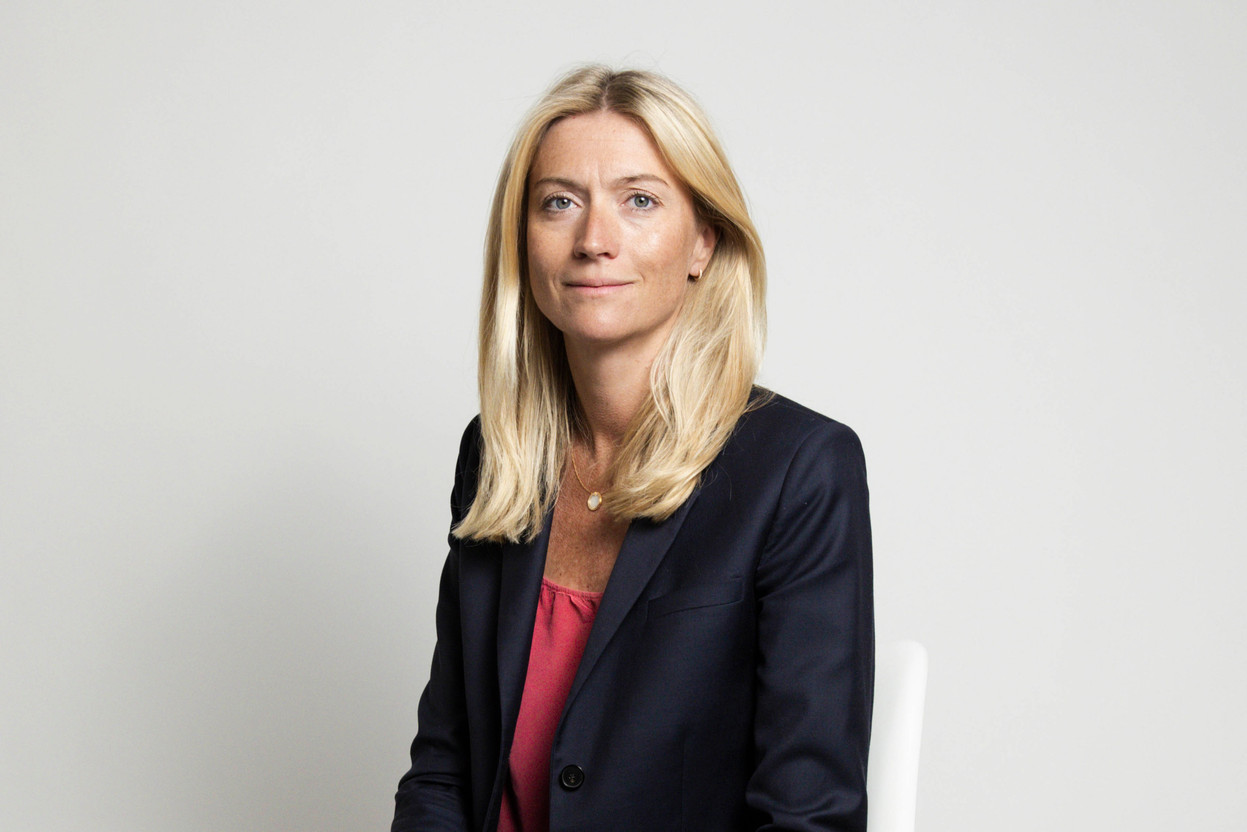 Kelly Hébert, Country Head France, Belgique et Luxembourg de M&G Investments. Photo : Romain Gamba