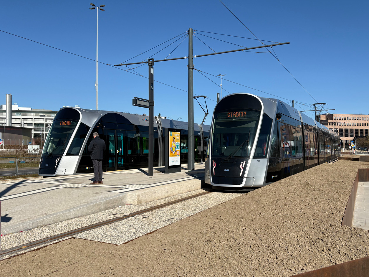 24 stations, dont 10 pôles d’échange multimodaux, séparent le Stade du Findel.  (Photo: Maison Moderne)