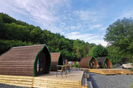 Au milieu des offres de glamping, ce camping de luxe. Les feuilles de Dirbach sont le meilleur prix hors auberges de jeunesse et emplacements de camping. (Photo: Camping de Dirbach)