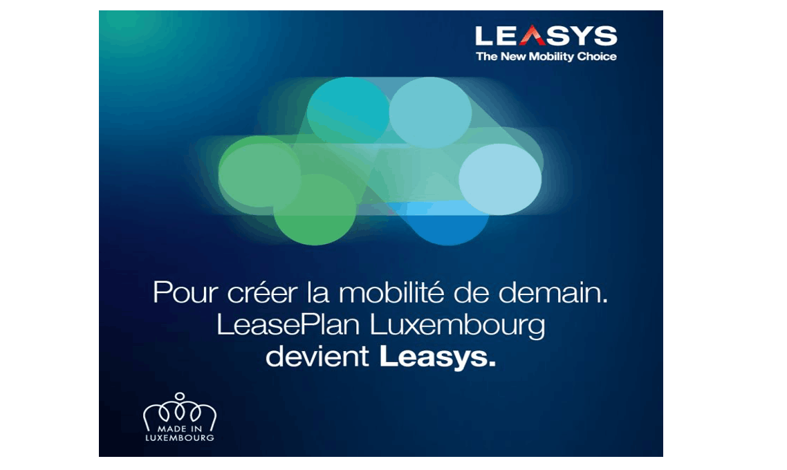 LeasePlan devient Leasys pour créer la mobilité de demain Leasys