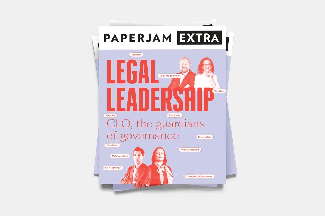 The legal leadership supplement accompanies the August-September 2025 edition of Paperjam. Photo: Maison Moderne