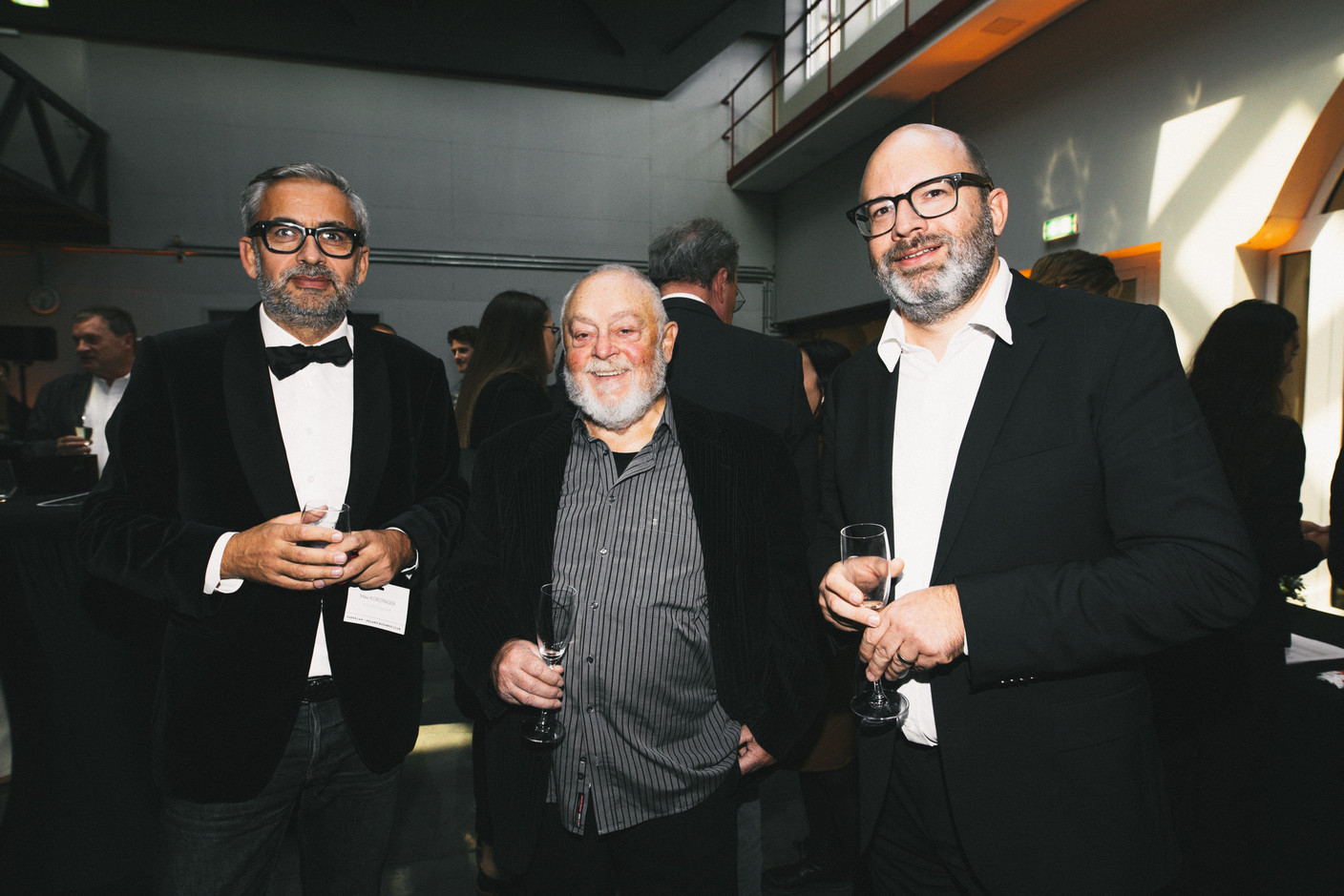Mike Koedinger (Maison Moderne), Léo Reuter et Thierry Wunsch (Comed). (Photo: Eva Krins/Maison Moderne).