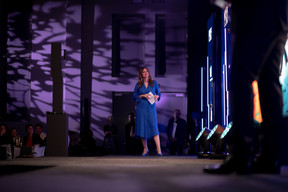 Nathalie Reuter hosted the awards ceremony.  (Photo: Matic Zorman / Maison Moderne)