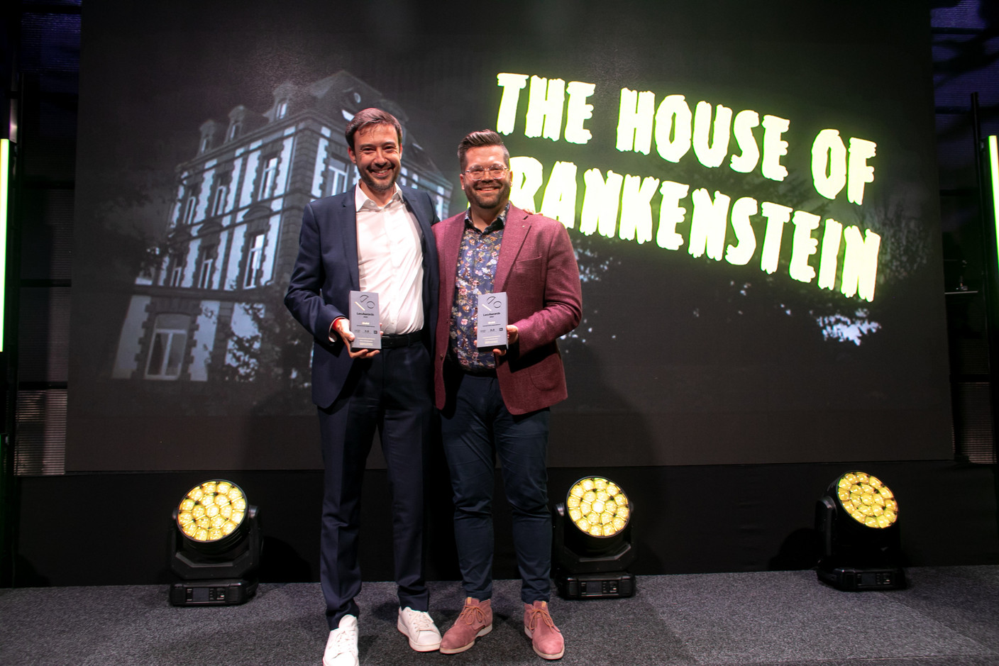 Gold in the Event category: The House of Frankenstein campaign, produced by Mate SA Lemon Event Support/Moast Creative Studio for the National Research Fund. (Photo: Matic Zorman/Maison Moderne)