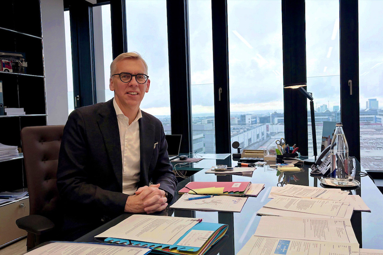 Léon Gloden is determined to make the police more flexible and closer to citizens. (Photo: Thierry Labro)